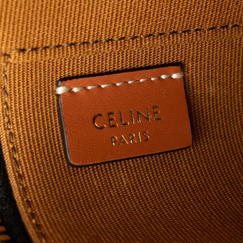 Celine f Shoulder Bag 2WAY Brown PVC Leather  Celine