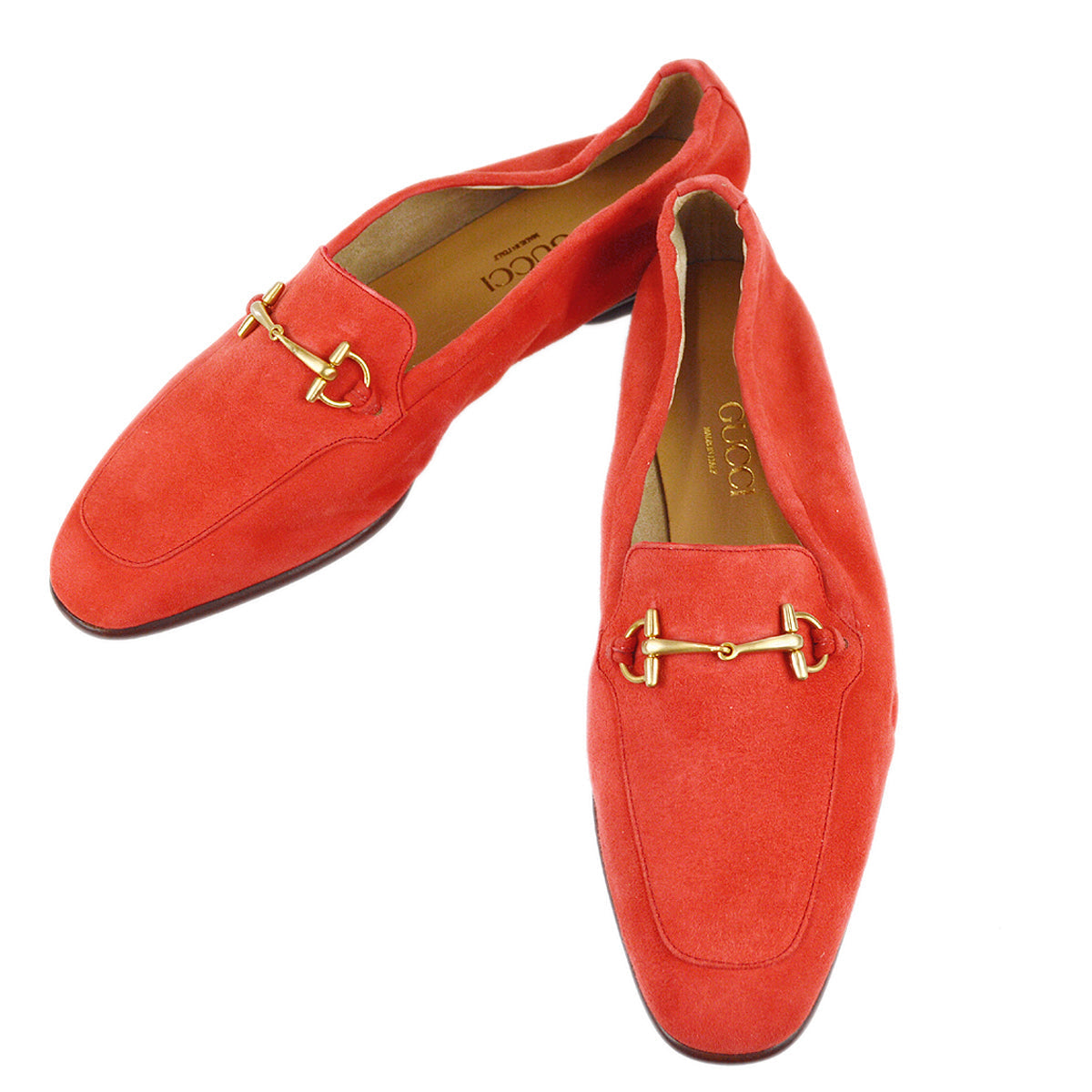 Gucci * Suede Horsebit Loafers Shoes 