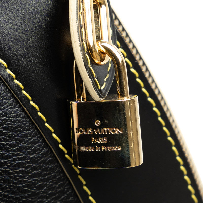 Louis Vuitton Suhari Locky Clutch Cratch Bag Second Bag M95628 Noneir 黑色皮革 Louis Vuitton