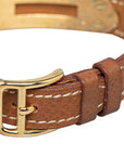 Hermes Kelly Watch Cadena  Quartz Gold Signboard Stainless Leather  Hermes