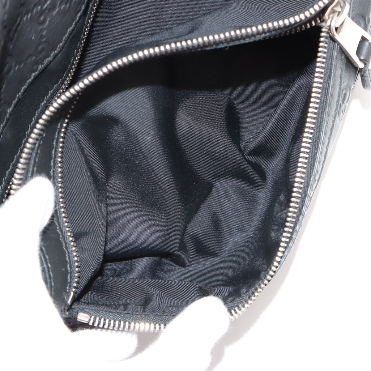 Gucci Gucci Leather Body Bag Black 246409