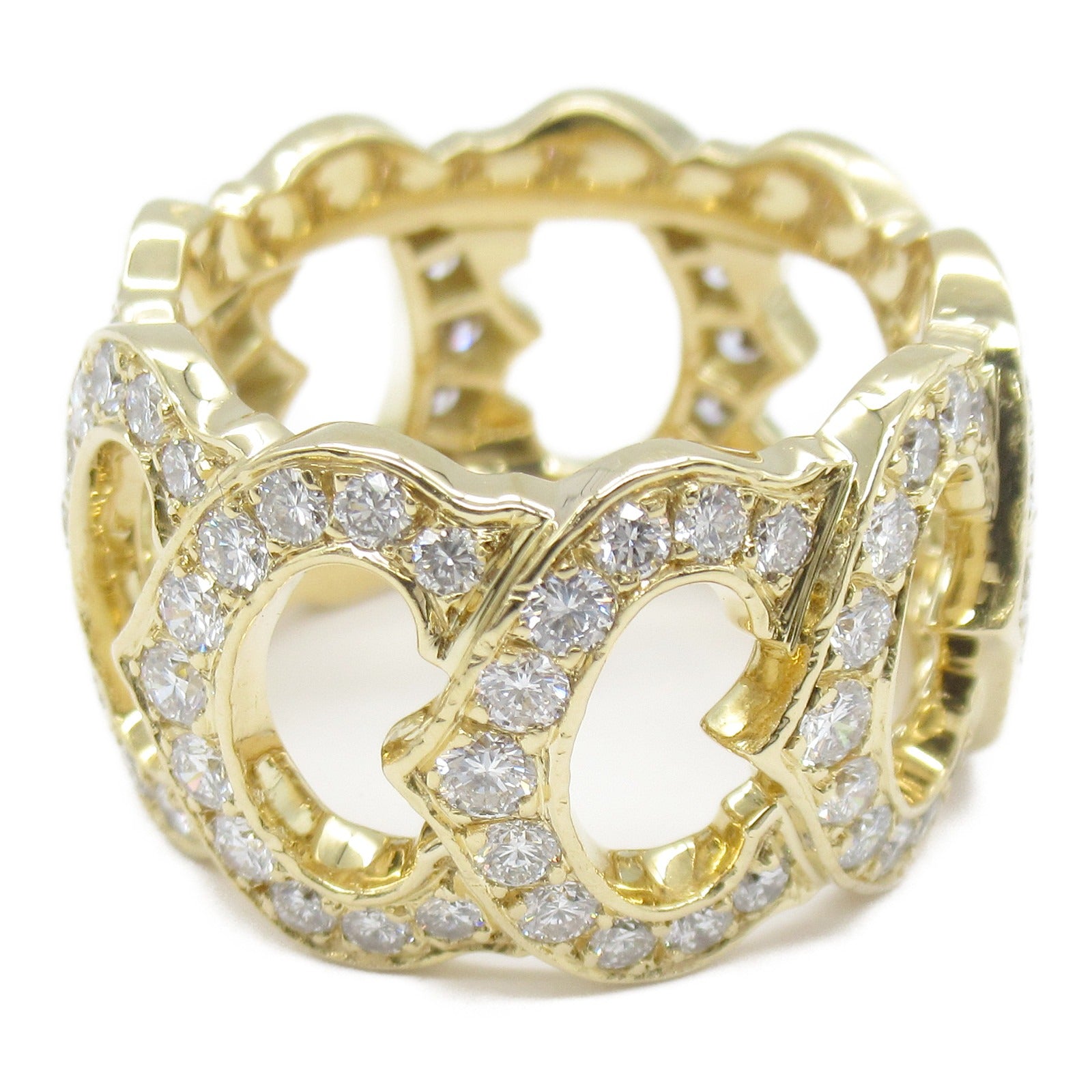 Cartier Cdo Diamond Ring Ring Ring Ring Jewelry K18 (Yellow G) Diamond  Clearance