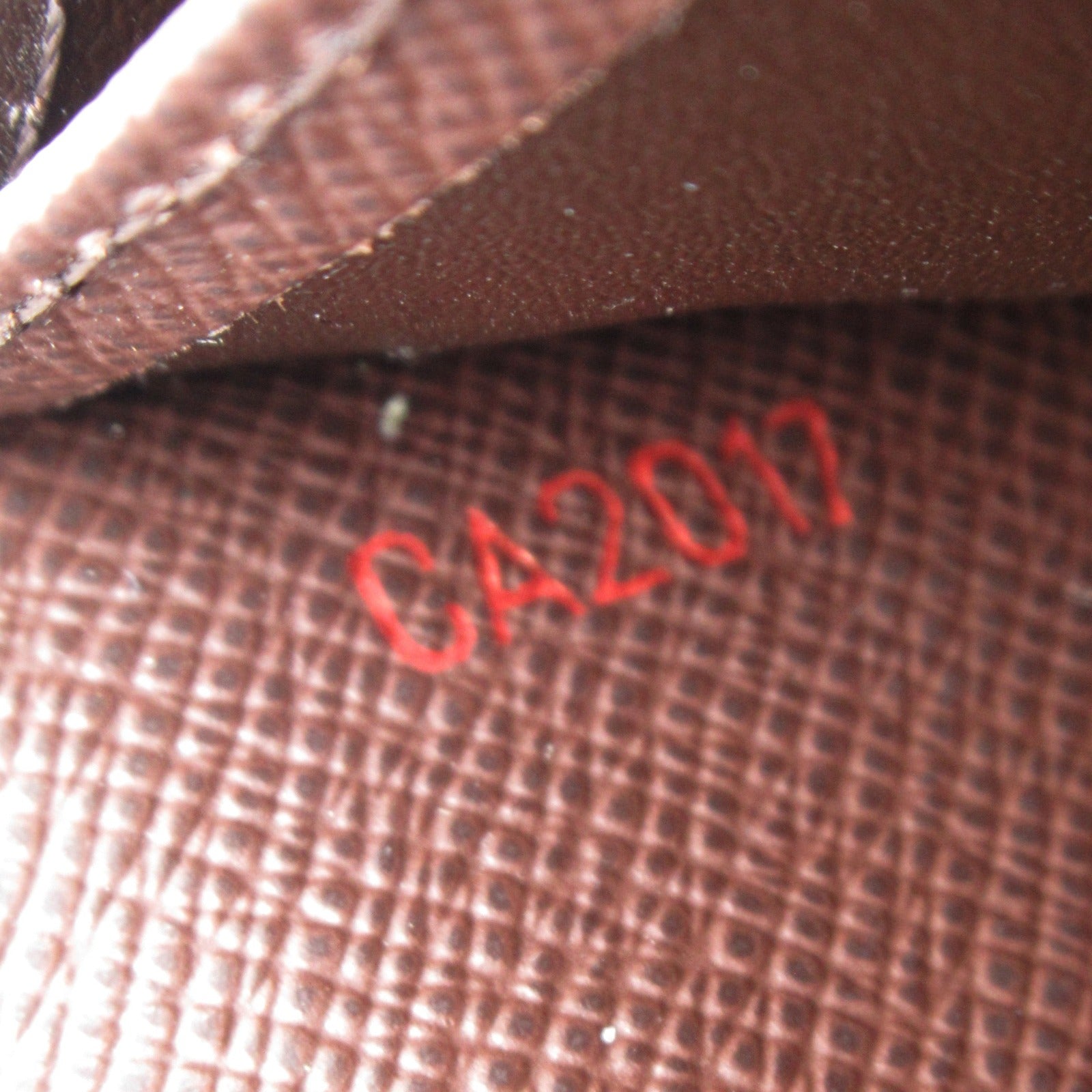 Louis Vuitton Louis Vuitton Portefolio Sarah Double Fold Wallet Wallet PVC Coated Canvas Damier  Brown N61734