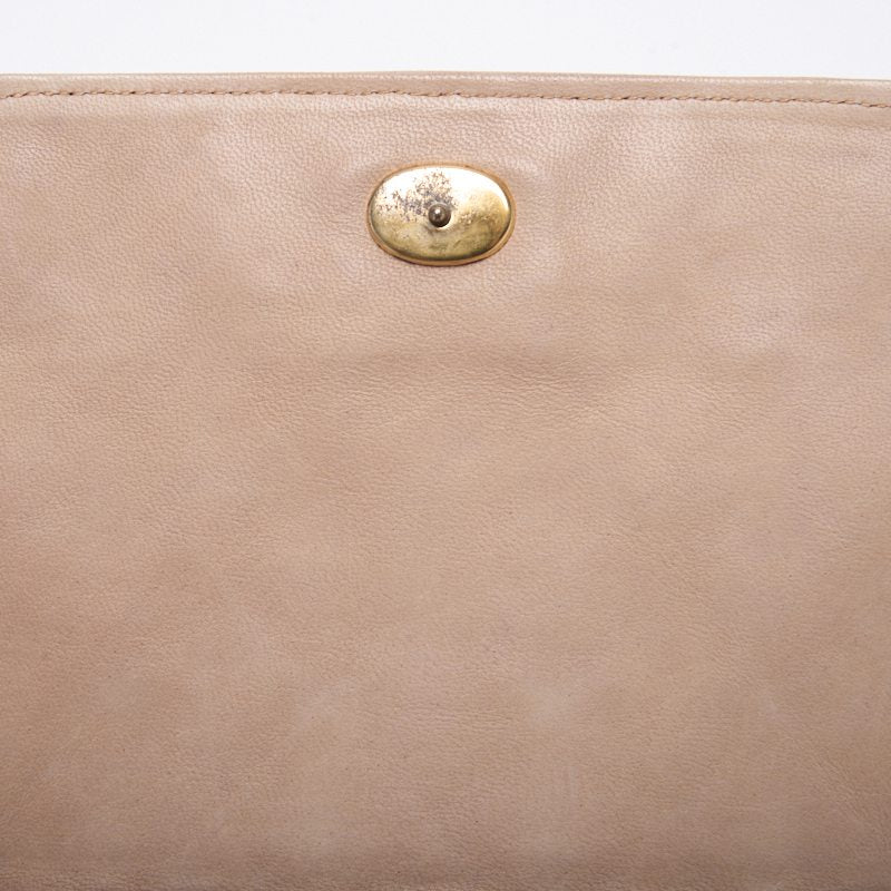 CHANEL 【CHANEL】 Matrasse Push Lock Full Flop Handbag Rizard Beige   Bag Lady Handbag Hybrid 【 Delivery】 ' Handbag HYBRAND 【Free Delivery】 Ladies' Handbag HYBRAND Online