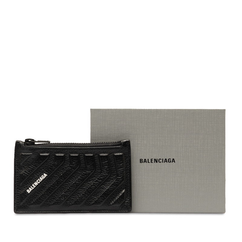 Balenciaga logo card box passport card card 663714 black leather men BALENCIAGA