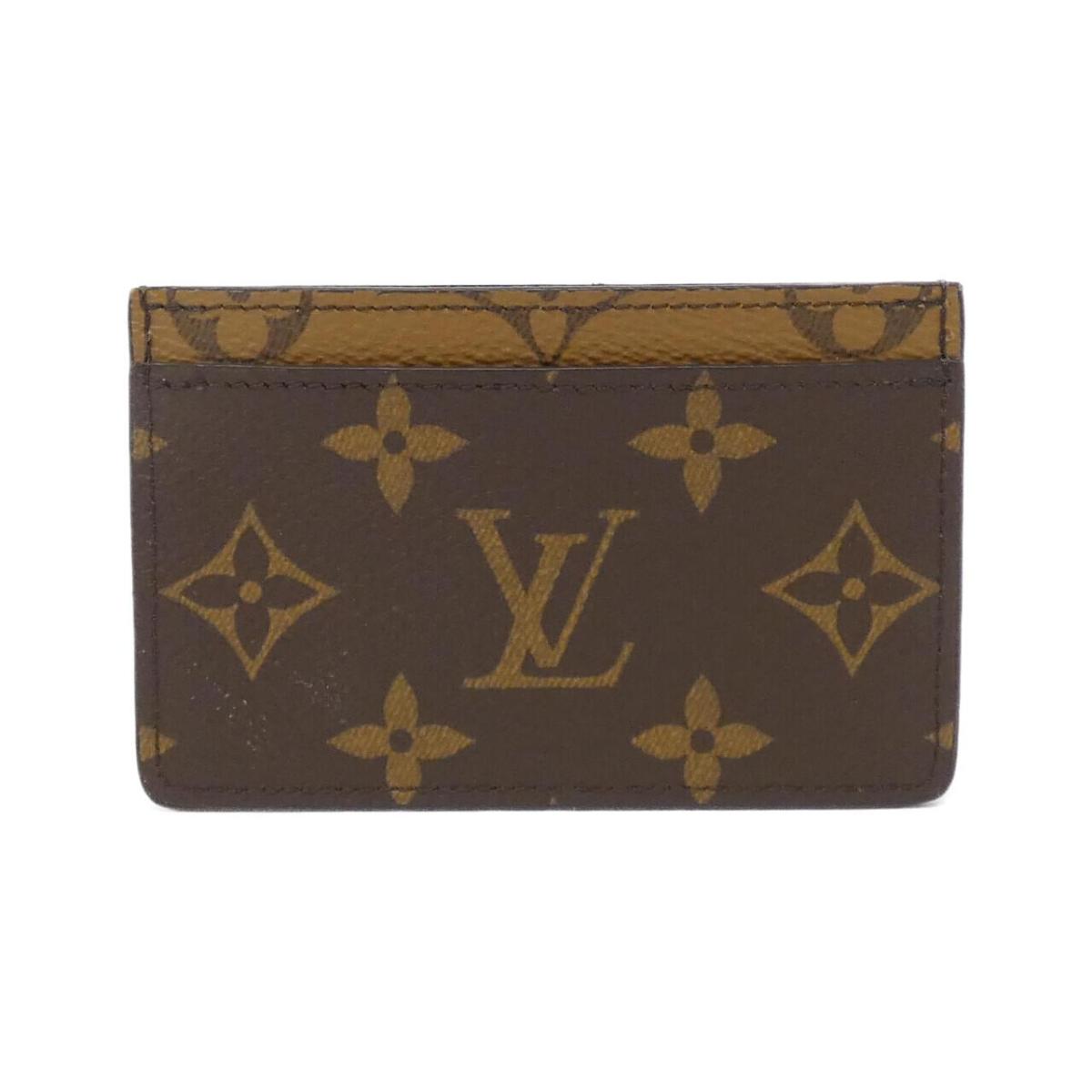 Louis Vuitton Monogram Reversee Porte Jaeger Le Coultre Sample M69161 Card Case