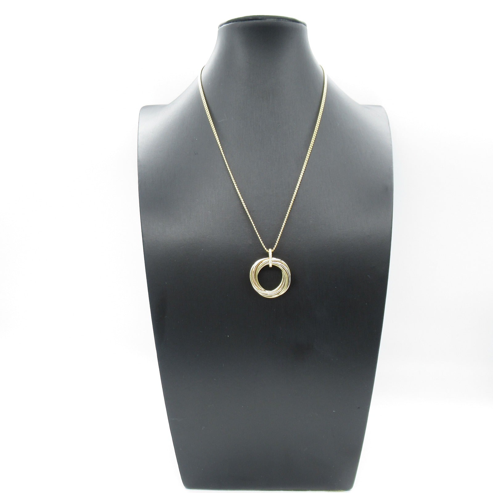 Cartier Trinity Necklace Diamond Collar Jewelry K18 (Yellow G) K18WG (White Gold) K18PG (Pink Gold) / Diamond  Clear B7224806