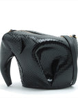Loewe Elephant Pearson Black Shoulder Bag