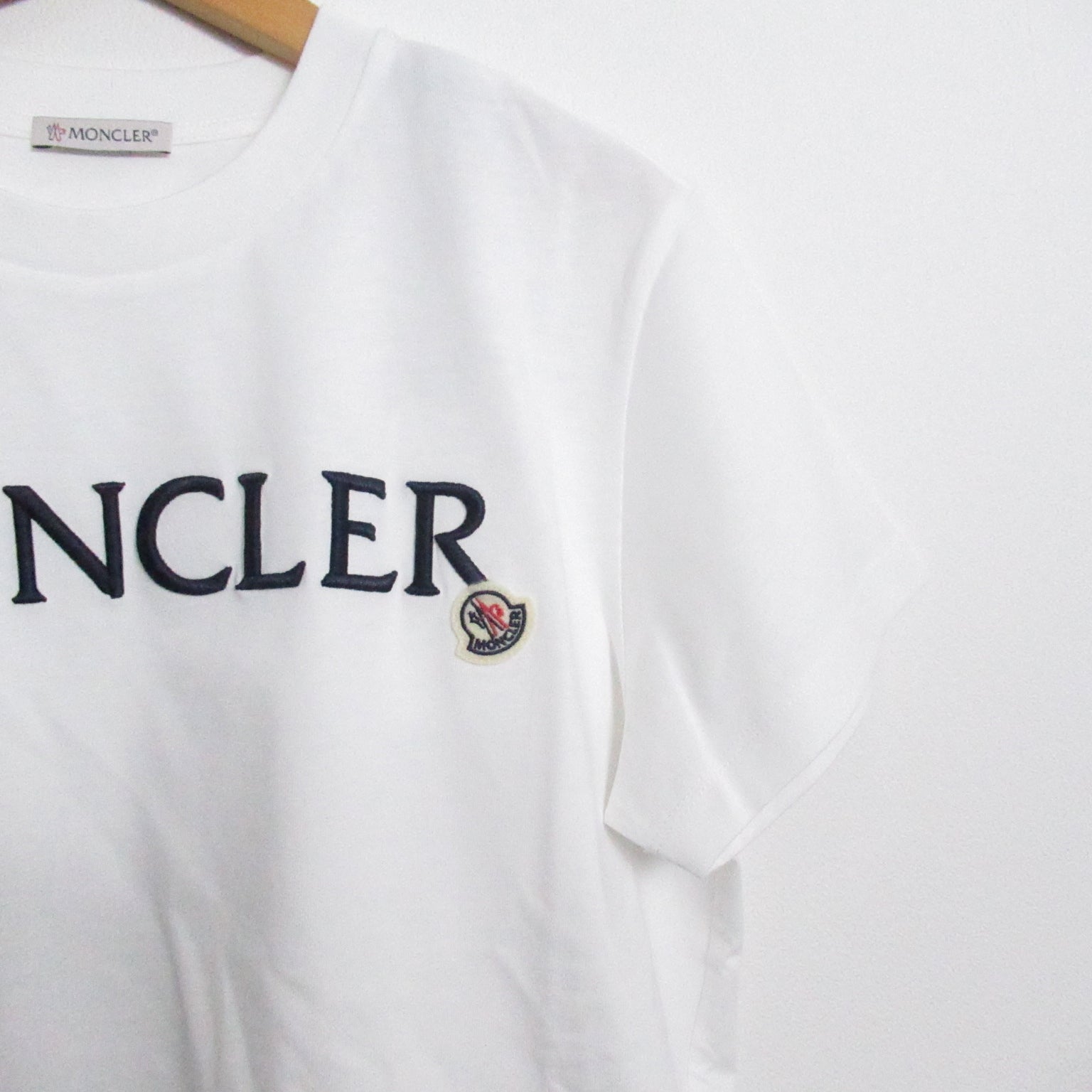 Moncler MONCLER  Half-Hand   Tops Cotton  White 8C00006829HP037M