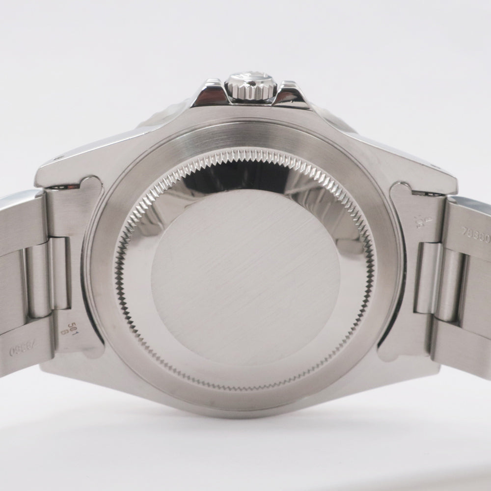 Rolex GMT Muster 16700 T . Black Bezel Tritium Black SS Automatic  Mens Men  Watch