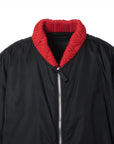 Prada Re Nylon Li Nylon 22AW Nylon Bombardier Jacket L Men Black x Red SGC100 Triangle Logo Belt