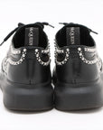 Alexander McQueen Leather Shoes 40E  Black 610809 Stalls
