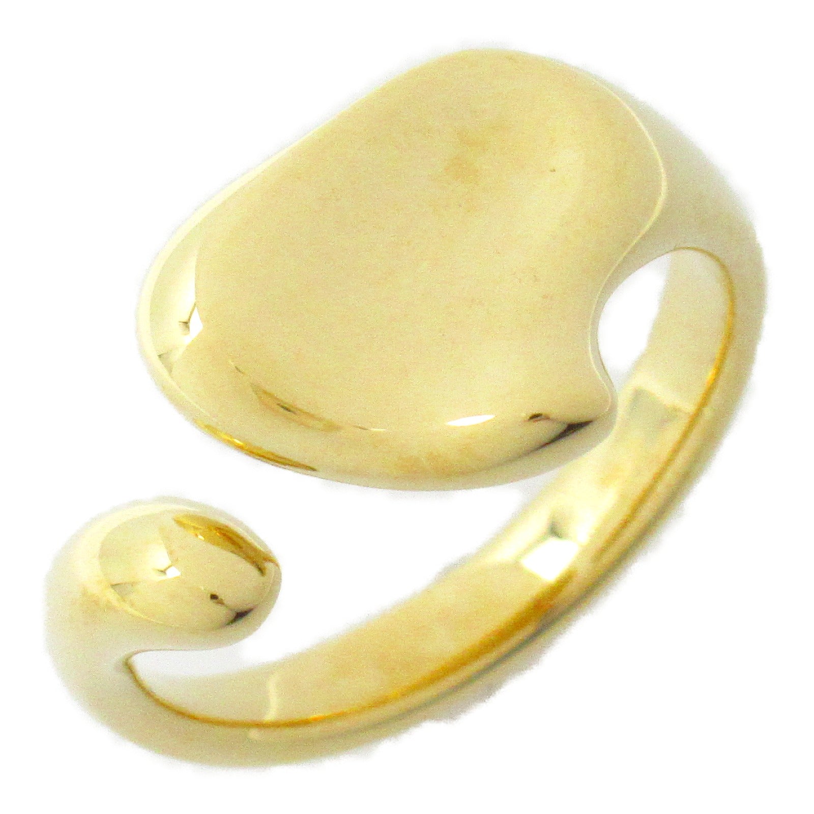 TIFFANY&CO Full-Heart Ring Ring Ring Jewelry K18 (Yellow G)  G