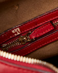 Gucci GG Supreme Shoulder Bag 2WAY 414930 Beige Red PVC Leather  Gucci