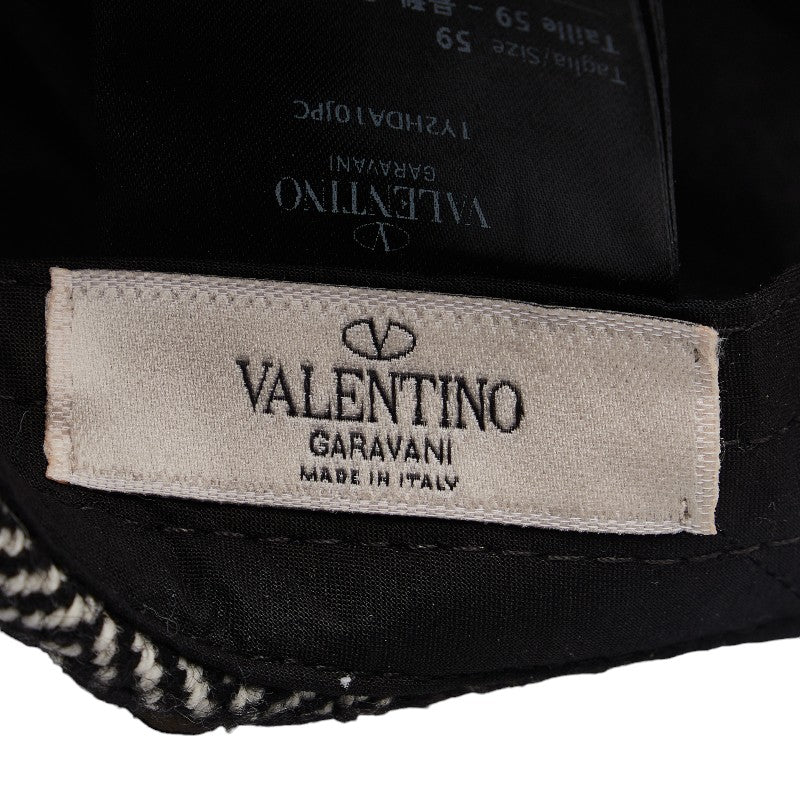 Valentino logo cap hat 1Y2HDA10JPC black wool cotton men Valentino