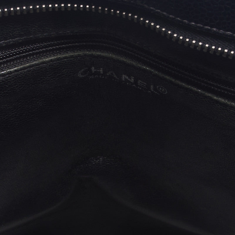 Chanel Matrasse ed Tote Caviar S Black (Silver G ) 's Bag Lady's Start Bag Tote Bag Hybrid 【 Ship】 Khao Yamamoto Online