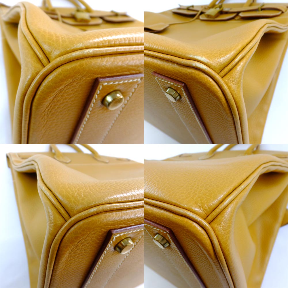 HERMES Hermes AutoCloor 40 Handbag Brown G   A  1997 Manufactured Large Capacity Crosset Cadena