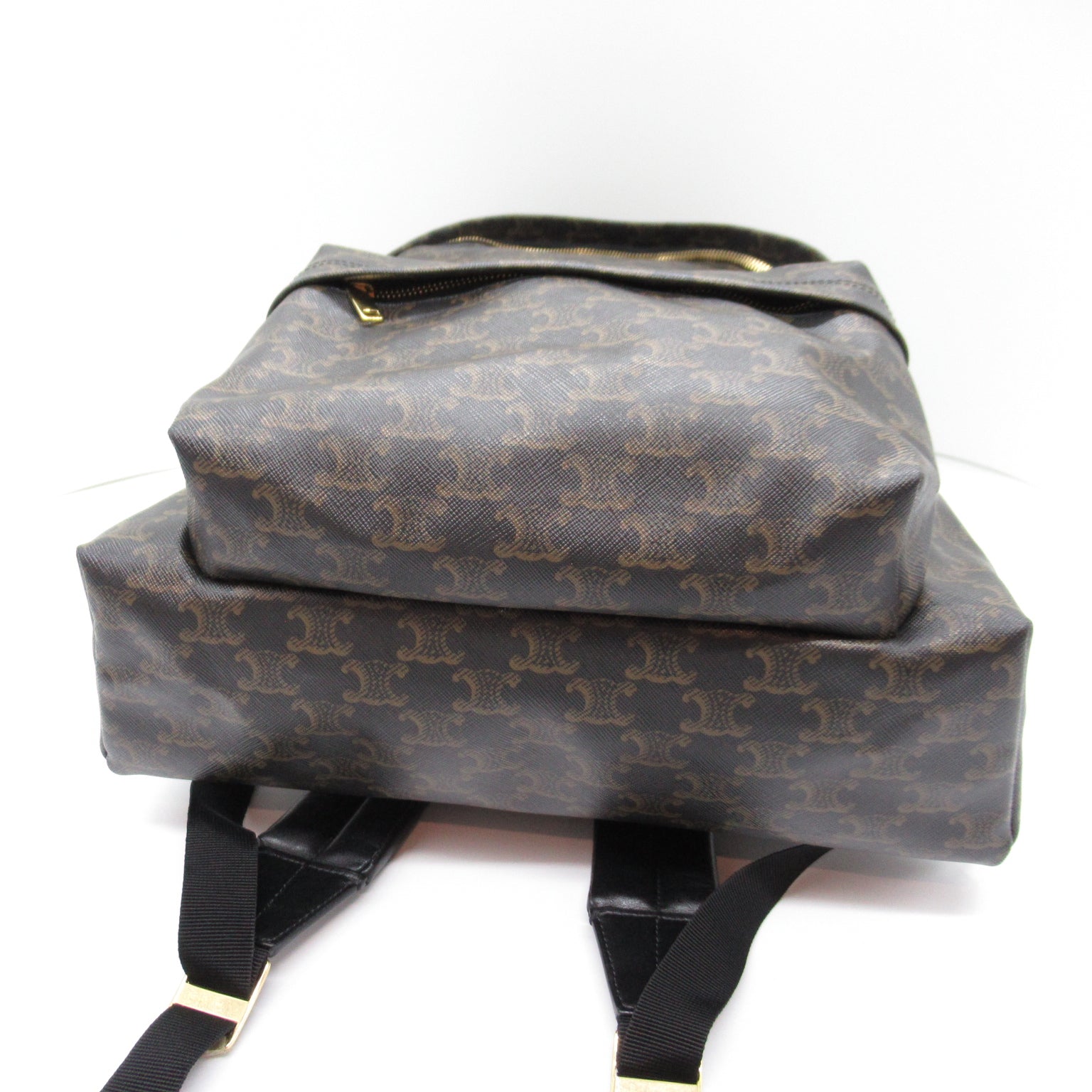 Celine Mid-Sized Backpack Backpack Backpack Bag Canvas  Black