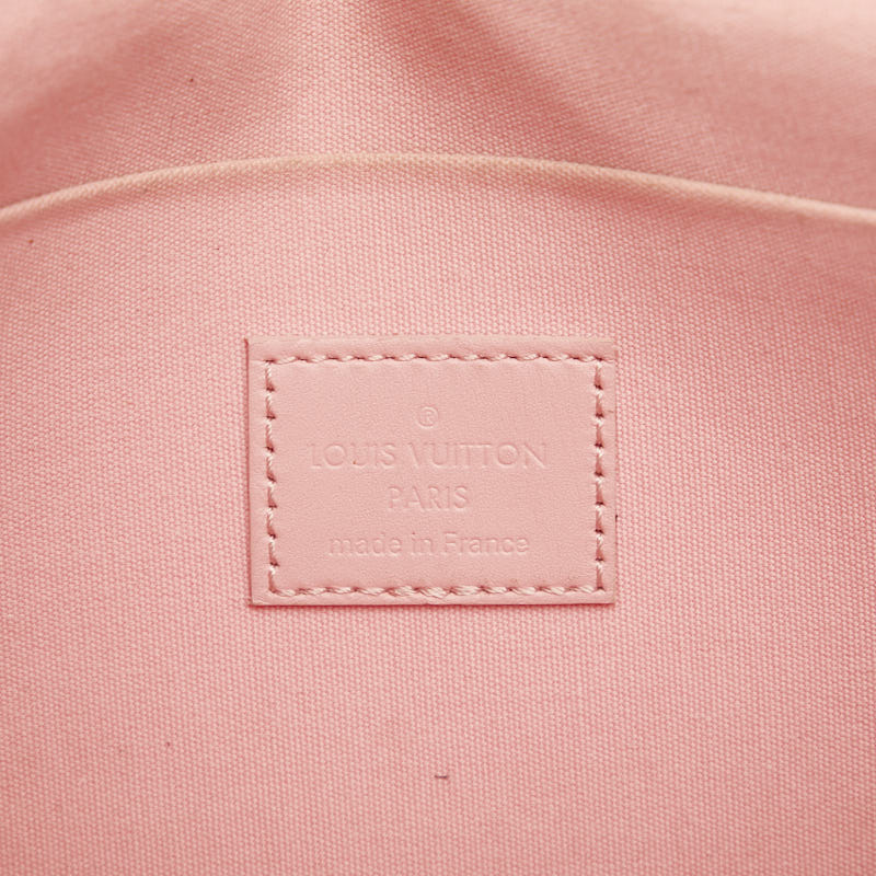 Louis Vuitton Monogram Vernis Jungle Pochette Felice Shoulder Bag M62359 Pink Patent Leather  Louis Vuitton