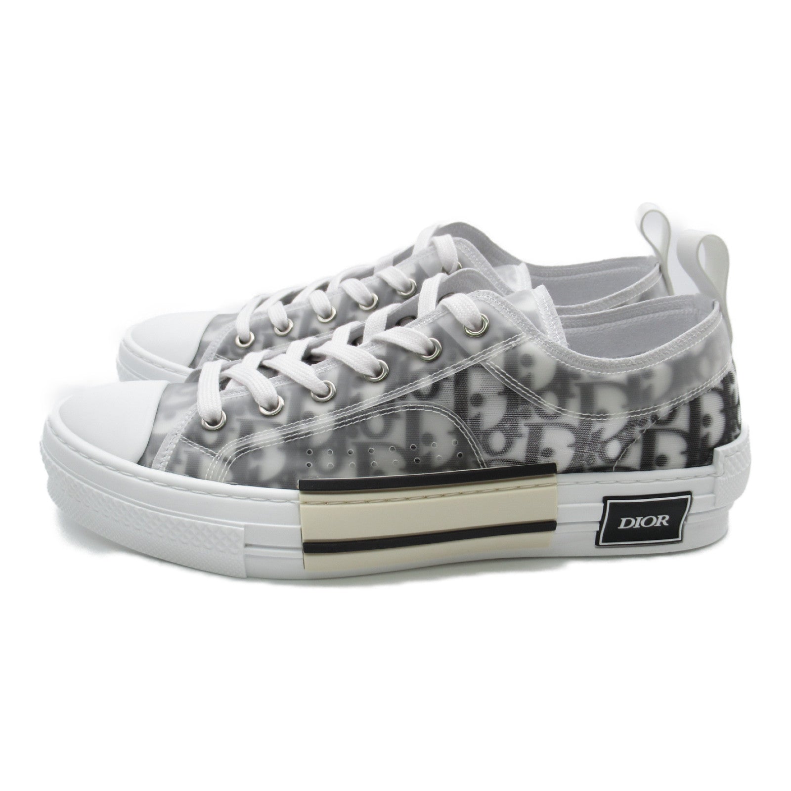 Dior Lock Cut Trainers Shoes  Linen White 3SN249YJP06942