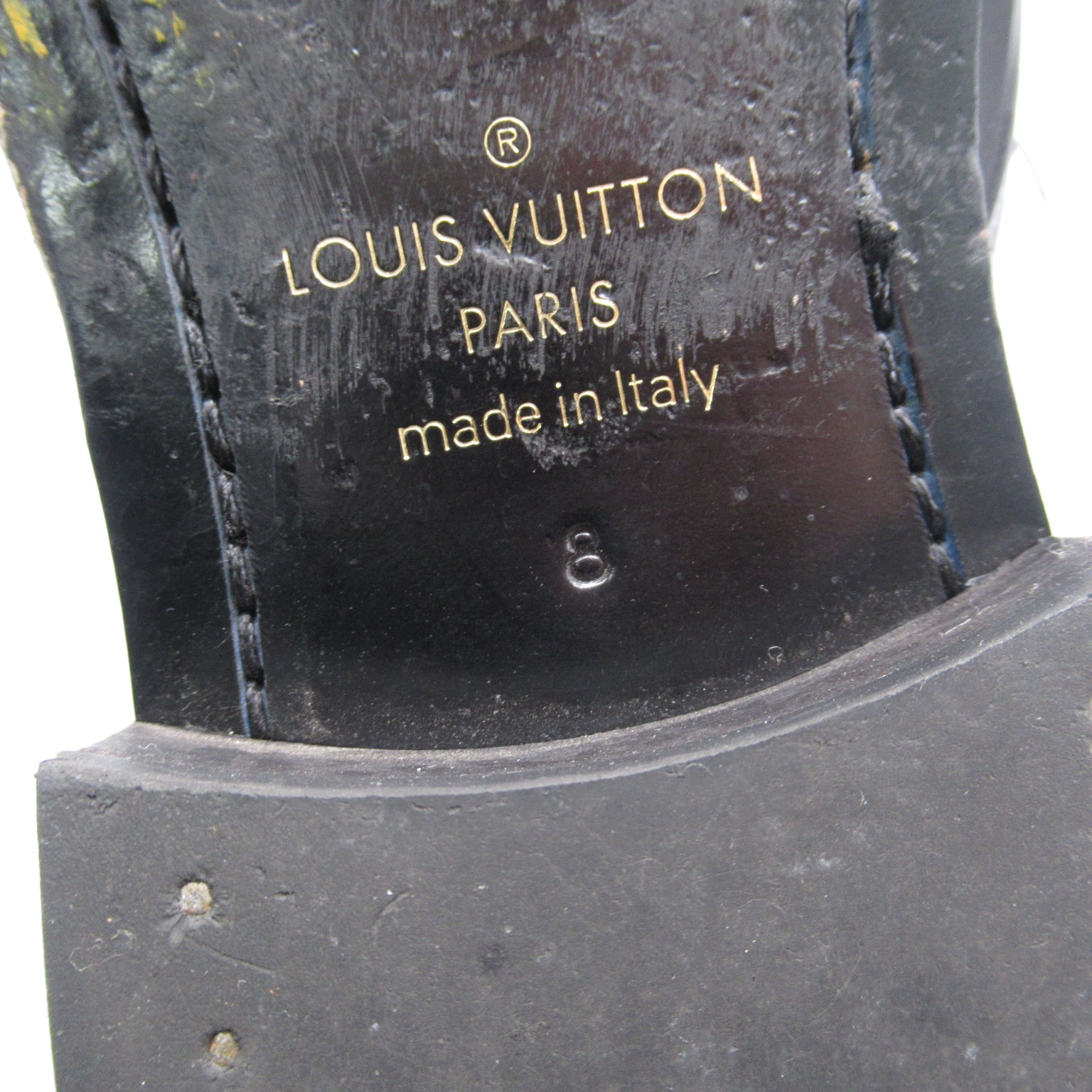 Louis Vuitton Louis Vuitton Marso-r Leather Shoes Leather  Black