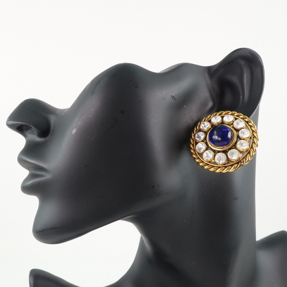 Chanel Chanel Earring G Mack x Line Stone Blue 23  31.5g  A-Rank Earring   &amp; Buy