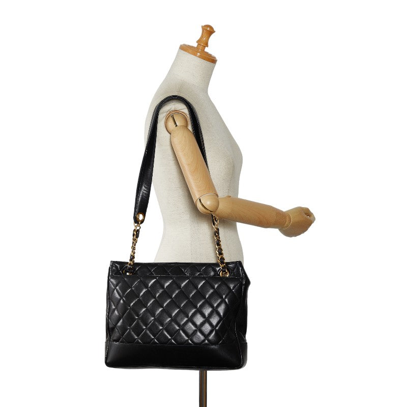 CHANEL COCOMARK BLACK GOLDEN Lambskinkin LADY CHANEL PING SHOPPING SHOPPING SHOPPING SHOPPING SHOPPING