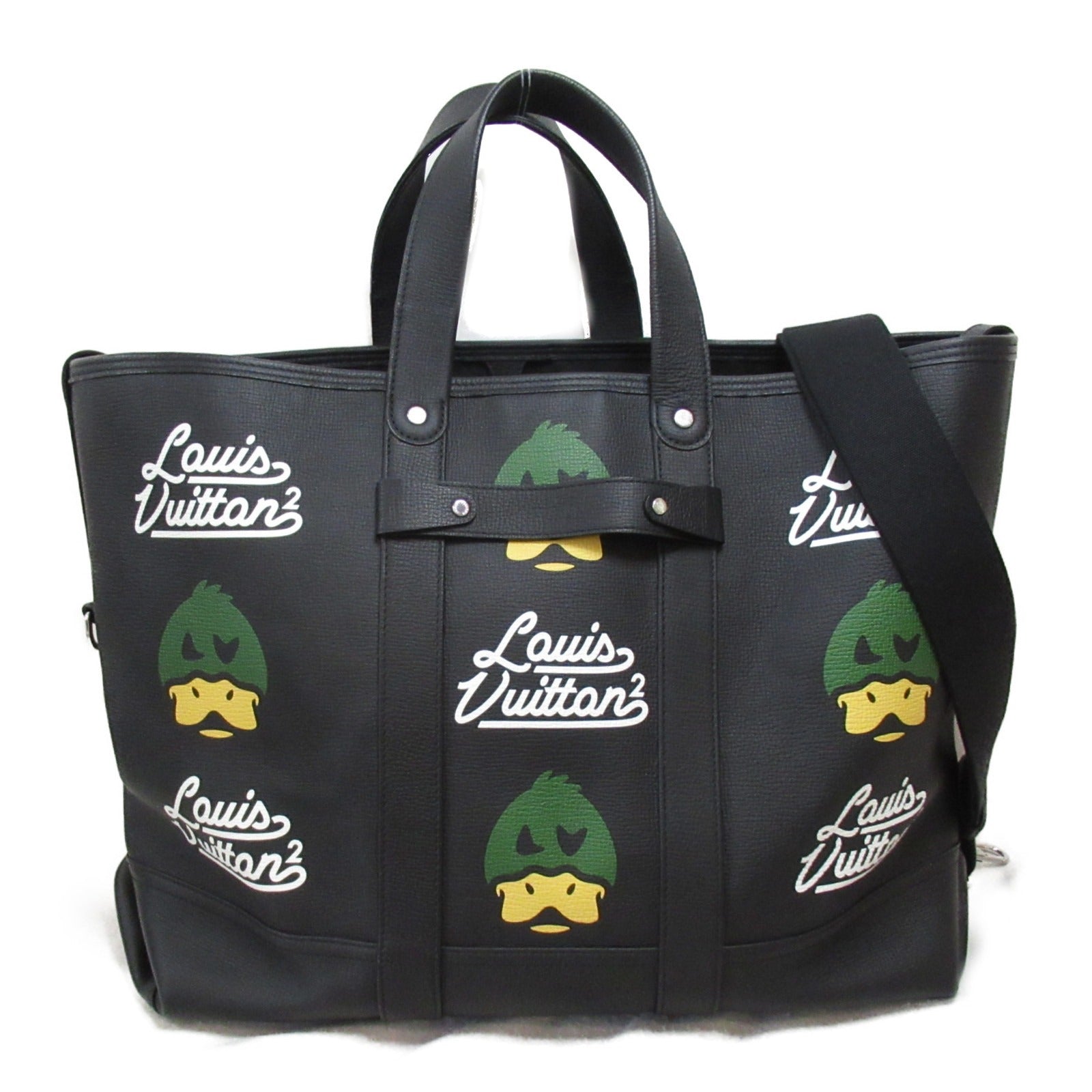 Louis Vuitton Louis Vuitton LV Square Trolley Tote Bag  Black M59373