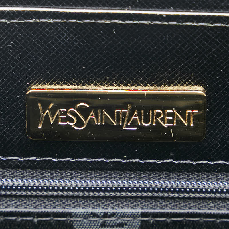 Saint Laurent Tote Bag Black Patent Leather  Saint Laurent