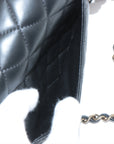 Chanel Mini Matrasse 20  Single Chain Single Chain Bag Black G  A69900