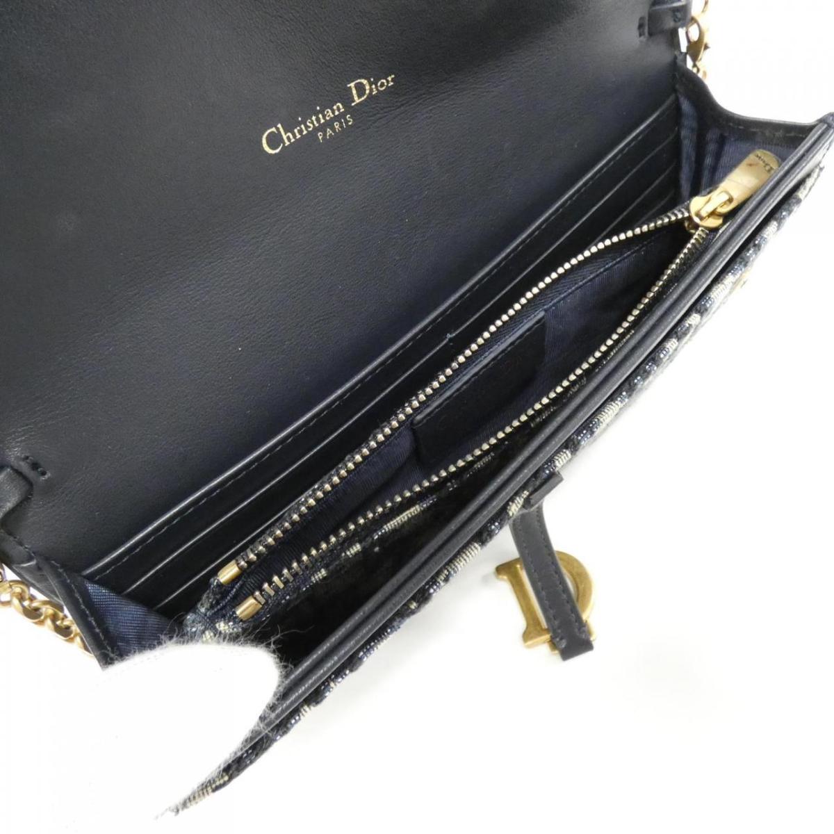 Christian Dior Oblique S5614CTZQ Chain Wallet