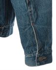 Gucci GG 19SS Cotton Denim Jacket 46 Men Blue 475024 Flocky Logo Over Size