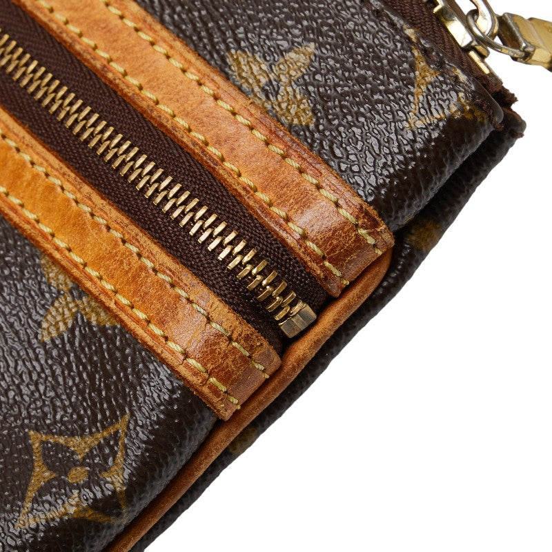 Louis Vuitton Monogram Poschet Bosphorus Slipper Shoulder Bag M40044 Brown PVC Leather  Louis Vuitton