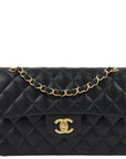 Chanel 2004-2005 Lambskin Small Classic Double Flap Shoulder Bag