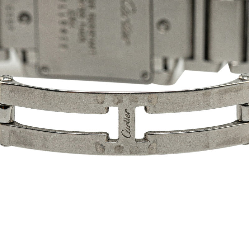 Cartier Tank Franchise SM Watch W51008Q3 Quartz White   Steel  Cartier