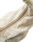 Fendi Zebra  Bag White Beige Canvas Leather  Fendi