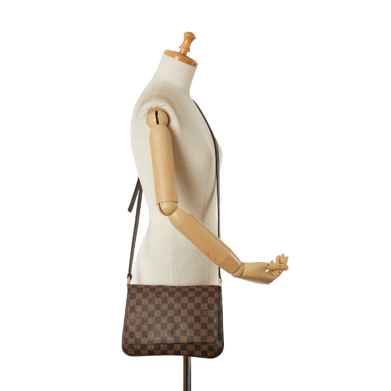 Louis Vuitton Damier Musette Tango Longsher  Shoulder Bag N51301 Brown PVC Leather  Louis Vuitton