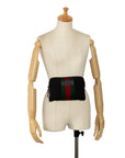 Gucci Sy Line Body Bag Waist Bag 630919 Black Canvas  Gucci