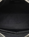 Fendi Zucca Cam Slipper Shoulder Bag 7M0286 Black Yellow PVC Leather Men FI 【Handy】 FENDI