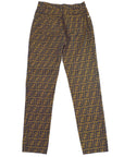 Fendi Zucca printed straight trousers 