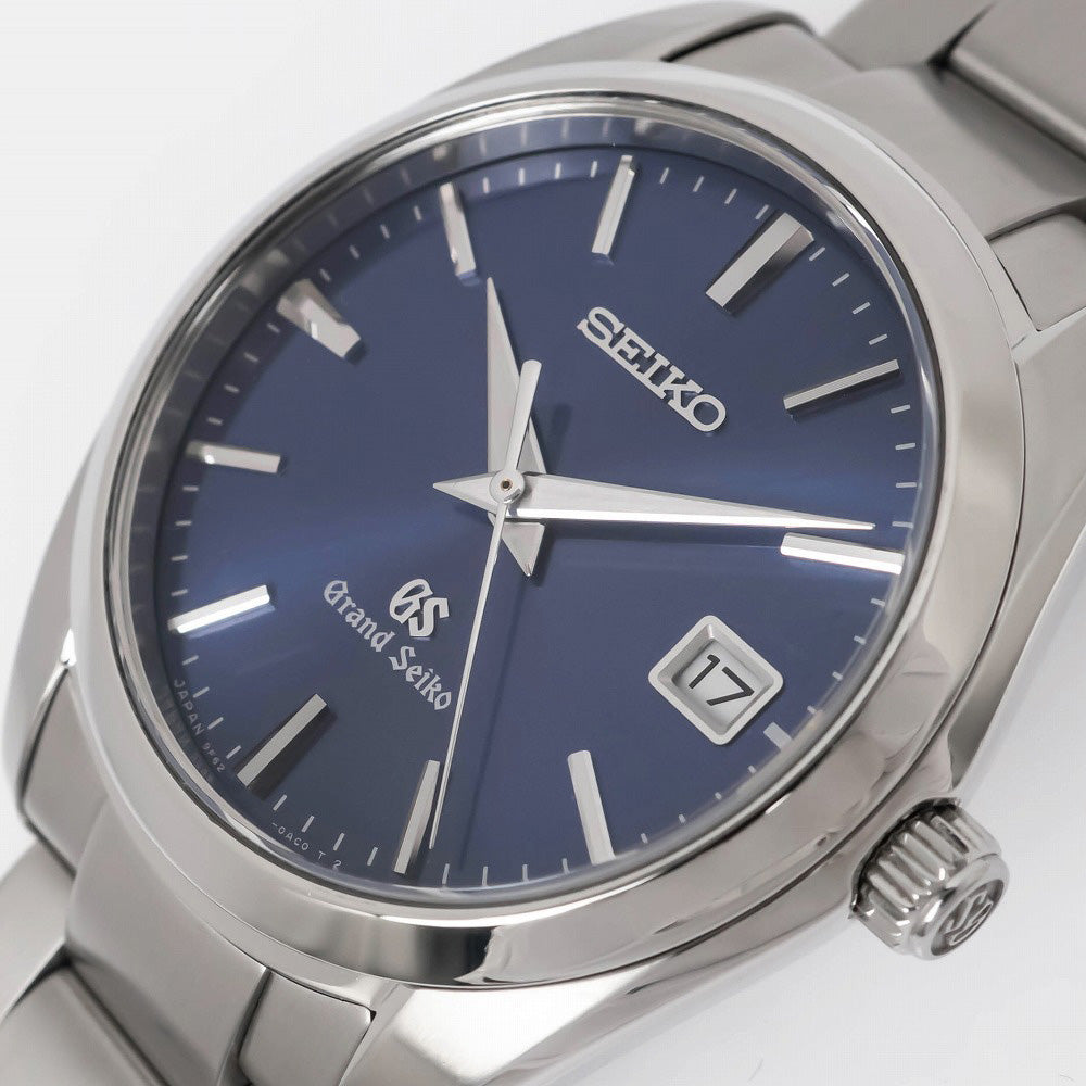 Grand Seiko SBGX065 9F62-0AB0 Blue Quartz SS  Watch Blue GS