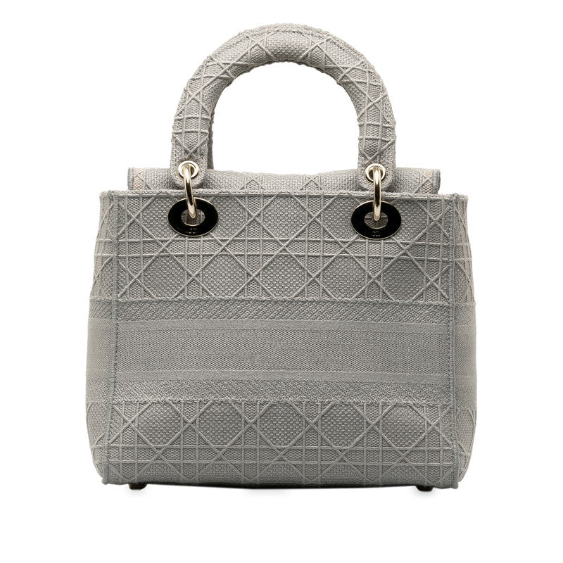 Dior Lady  Dior Handbag Shoulder Bag 2WAY Gr Linen  Dior