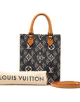 Louis Vuitton Monogram  Pitt Sacpra Handbag Shoulder Bag 2WAY M80288 Blue Canvas Leather  Louis Vuitton