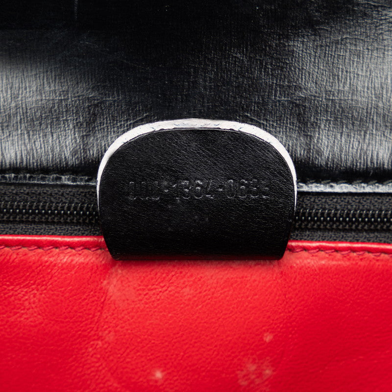 Gucci Bamboo Handbag Shoulder Bag 2WAY 000-1364 Black Leather  Gucci