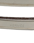 Hermes Keridubertur Bracelet Bungalow Size M Pearl Silver Leather  Hermes  Bungalow