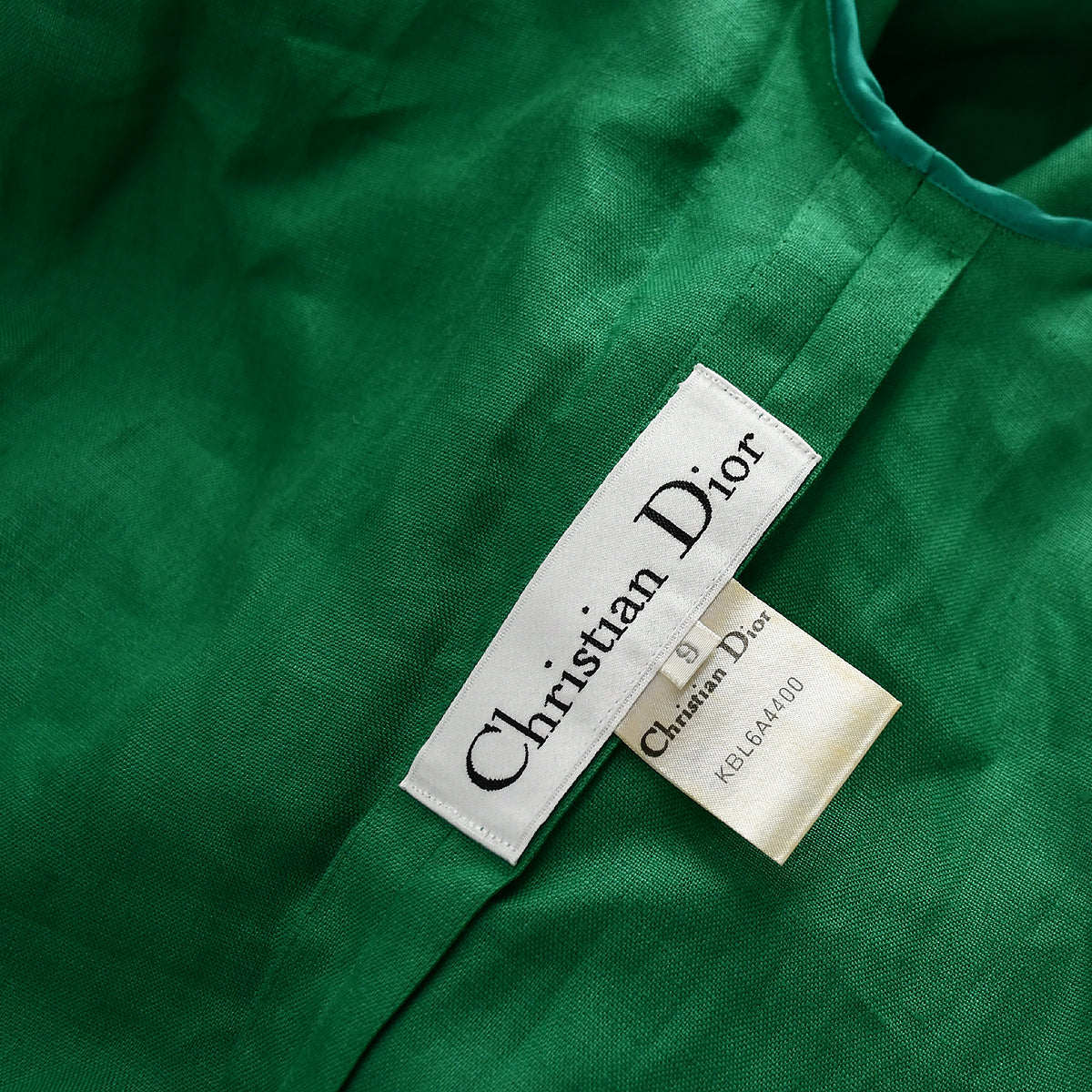 Christian Dior 1980s single-button linen blazer 