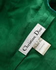Christian Dior 1980s single-button linen blazer 