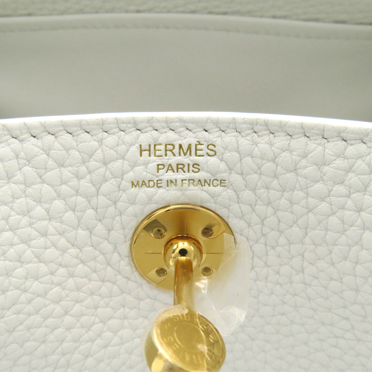 Hermes Hermes Lindemini G Shoulder Bag Shoulder Bag Leather Triumphant  Gold