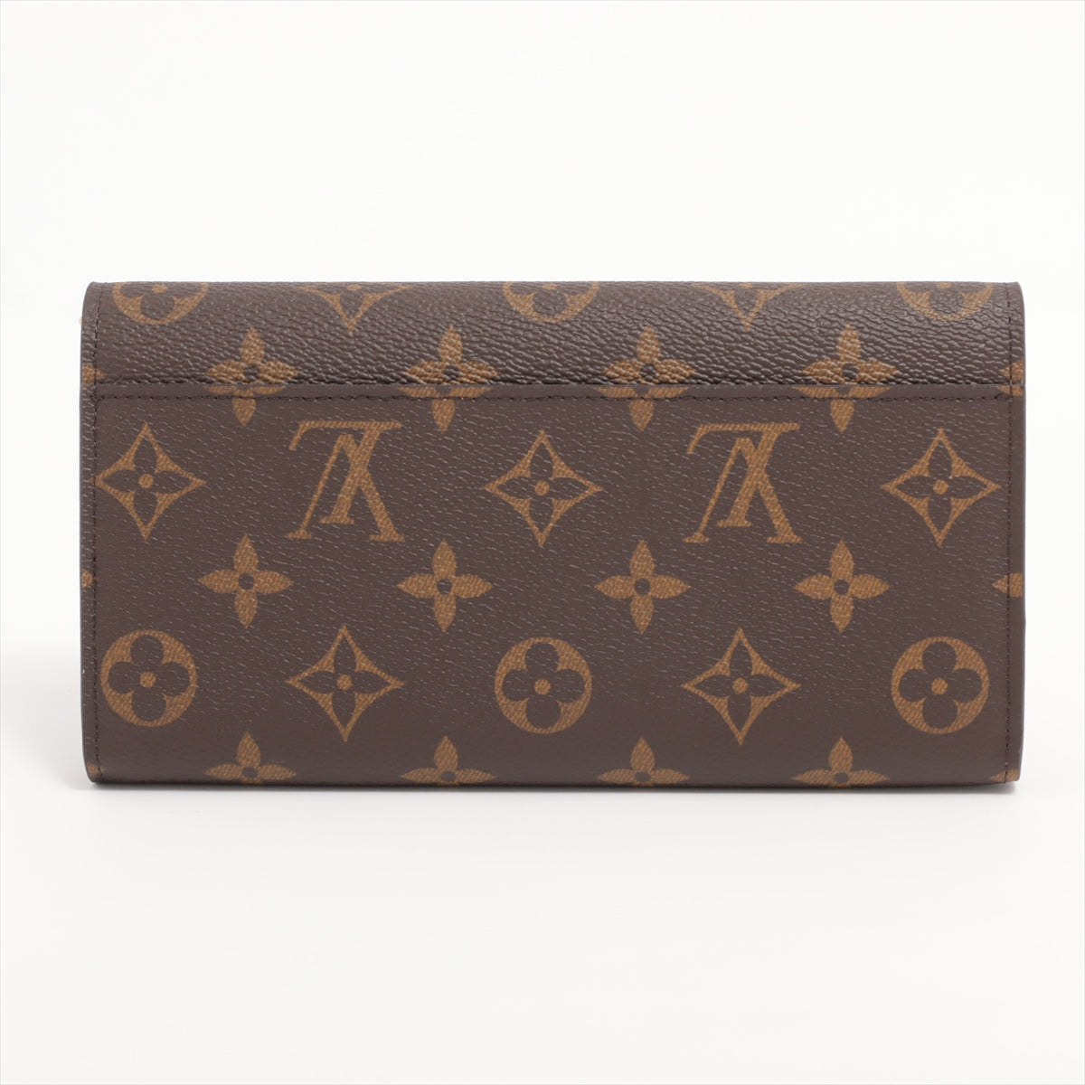 Louis Vuitton Monogram Portefoliosara M60531 Brown Long   Wallet