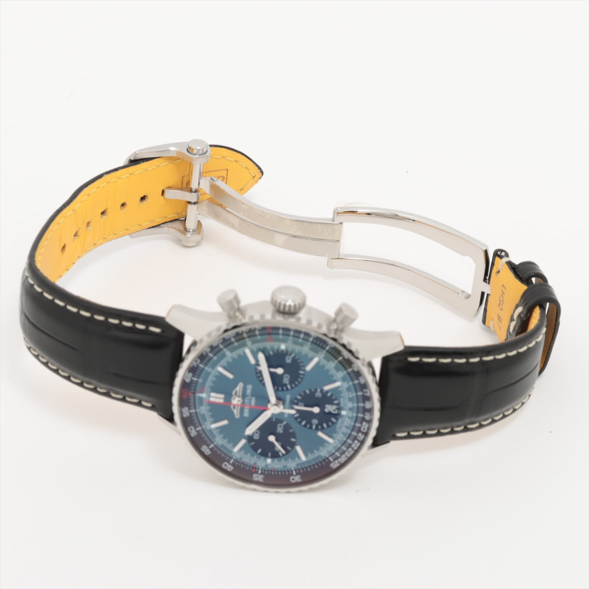 Breitling Navitimer B01 Chronograph AB0139241C1P1 SS Leather AT Blue Dial